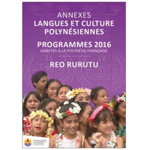 Annexes Langues et culture polynésiennes - Reo rurutu