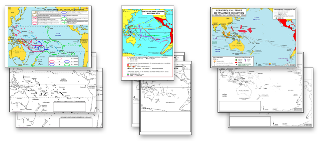 Activités cartes Océanie