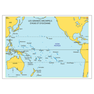 Carte - Les grands archipels d'Asie et d'Océanie
