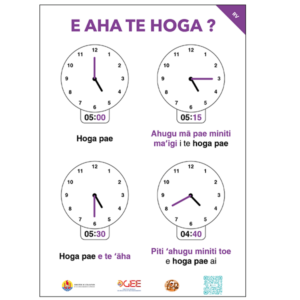 E aha te hoga ? - RV